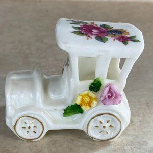 Enesco 1979 Vintage Miniature Model T Floral Decorative Piece